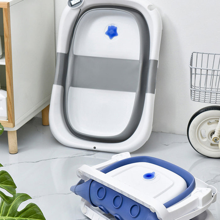 Smart Fold Antibacterial Baby Bathtub